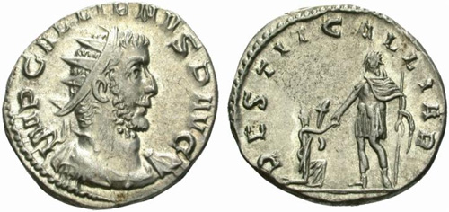 gallienus roman coin antoninianus